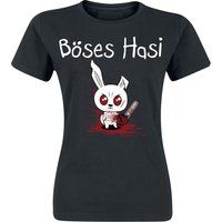 Tierisch - Böses Hasi T-shirt - Zwart