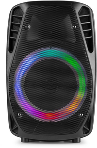 Fenton FT8LED-MK2 Portable Bluetooth Speaker - 300W - Black