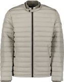 No Excess Puffer jacket met gebreide kraag Stone Maat M
