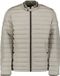 No Excess Puffer jacket met gebreide kraag Stone Maat M