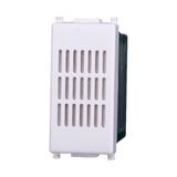 Beltoon brons 6A 230V compatibel plaat kleur wit EV1601 kit 1 stuk