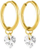 Malinsi® Oorbellen Dames Hybrid Hart - Gold Plated RVS 12mm
