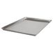 Bakkerij dienbladen, rechte randen 60X40X3 Cm Zilver Aluminium - 2 eenheden
