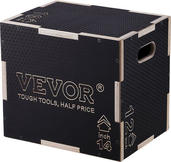 VEVOR 3 In 1 Plyometrische Jump Box 16/14/12 Inch Plyo Box
