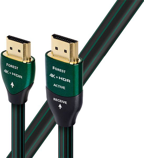 AudioQuest Forest HDMI Active - 10m - HDMI 2.0 - Groen Active