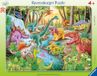 Ravensburger Kinderpuzzel - Framepuzzel 30-48 stukjes - Het gebrul van de dinosaurussen - Meisje of jongen vanaf 4 jaar - Hoogwaardige puzzel - Dik en duurzaam karton - 12004153