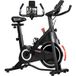 Icecat Vélo de sport magnétique, appareil de fitness avec siège ergonomique et affichage numérique, compact 108x51x116cm, blanc