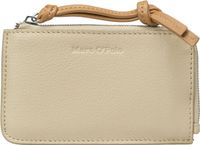 Marc O'Polo Leren Kaarthouder Zip Wallet Jonesboro Cream Beige