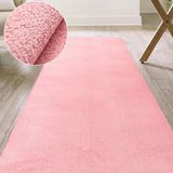 ANRO Badmat Roze 90x180cm Dun 3mm Antislip Douchemat Microvezel Wasbaar