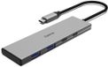 Hama 00200147 USB-hub 4 poorten USB-C 3.2 Gen 2, USB-A 3.2 Gen 2, USB-C (met Power Delivery) USB 3.2 Gen2 10 GBit/s Grijs