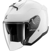 Shark Skwal Jet helm solid glans wit