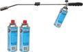 Kinzo brûleur de mauvaises herbes / désherbeur incluant 3 cartouches de gaz - 76 cm