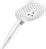 Hansgrohe Raindance Select S - Douchekop, 3 stralen, EcoSmart+, mat wit 26516700