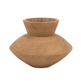 By-Boo Vaas Avena Resin, 23cm - Bruin