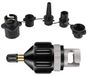 Solidchoice - Adaptateur de valve 4-en-1 pour bateaux gonflables et SUP