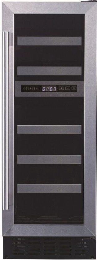 Le Chai LB160 - Onderbouw Wijnkoelkast - 2 temperatuurzones - RVS - 16 flessen