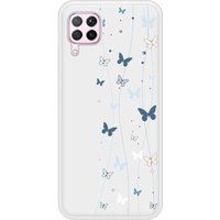 P40 Lite Butterfly Bedrukt siliconen hoesje