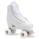 ATTABO Serena Rolschaatsen voor dames, ecologisch leer, ABEC-3-lagers, PP-frame en aluminium ijzers, 54 x 32 mm, PU 82A-wielen, TPU-rem, klassieke veters, veilig en stijlvol, maat 36 (wit, 36)
