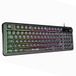 The G-Lab Keyz Caesium EX B Gaming-toetsenbord, membraan, 98% RGB, zwart