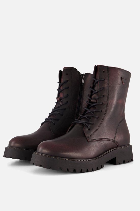 Cellini Veterboots rood Leer - Maat 36