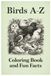 Livres de coloriage et faits amusants A-Z des oiseaux