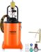 VEVOR Vetpomp 20L Luchtaangedreven Vetpomp 0,6-0,8 MPa Pomp van Gegoten Aluminium -20-100 ℃ Bedrijfstemperatuur, Pneumatische Vetpomp NPT-Connector Vetpomp Geschikt voor 0-3 # Vet