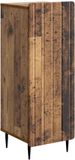 vidaXL Dressoir Oud hout 34,5 x 33 x 92 cm Bewerkt hout