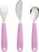 Munchkin Kinderbestek - Splash Kleuter Besteksetje - Vork, Mes en Lepel - Set van 3 - Kleur Paars