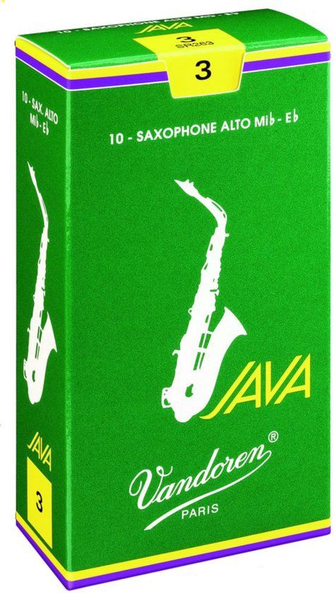 Vandoren Alt Saxofoon JAVA Rieten - 10 Stuks - Dikte 3.0