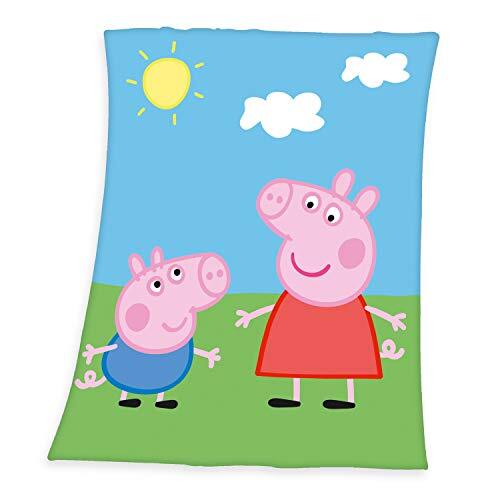 HERDING Vliesdeken Peppa Pig 130x160cm