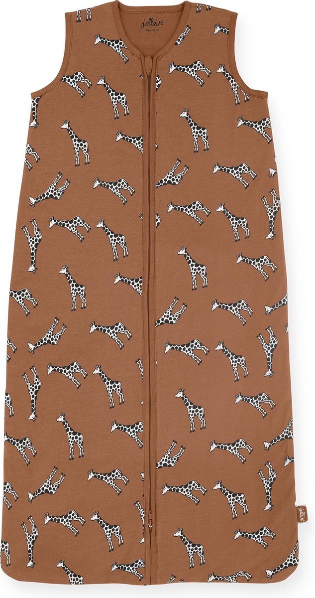 Jollein Giraffe Slaapzak zomer 90cm caramel bruin