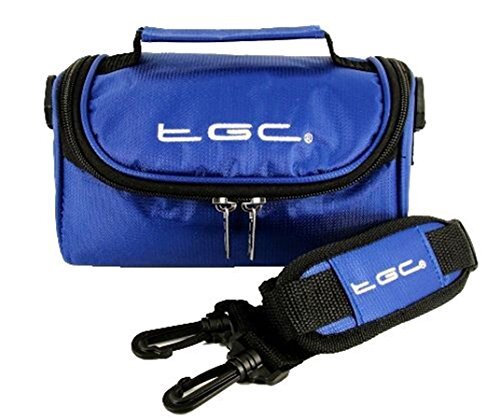 TGC Sanyo VPC-CG10EBK Camera Case Bag van ® met schouderriem en draaggreep (Dreamy Blue)