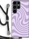 Case Company® - Samsung Galaxy S23 Ultra Case with Cord - Swirl Purple - Back Cover