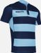 Macron Idmon Rugby Shirt Bleu Coton Rayé M