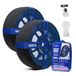 Sparco SnowShield PLUS | Set van 2 sneeuwkettingen voor auto's, eenvoudig te monteren, stil, duurzaam, EN 16662-1, goedgekeurd en herbruikbaar (M)