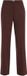 WE Fashion jersey loose fit pantalon met plooien - bruin