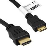 mumbi MINI HDMI-kabel 1.3b 1080p Full HD/Mini HDMI C mannelijke naar HDMI A mannelijke - VERGULDE contacten 1.5m