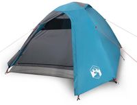 vidaXL Koepeltent 3-persoons waterdicht blauw