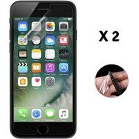 Phonillico® Kunststof screenprotector voor iPhone SE 2020 / iPhone SE 2022 [Pack 2] Ultradunne antikrasbestendige beschermer