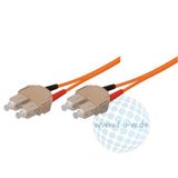 Tecline 75910 OM2-vezel LWL-kabel (50/125 µm, 10,0 m) oranje