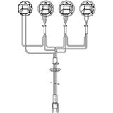 HELLA 8KA 155 372-001 Kabelset, koplamp