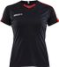 Craft Progress Contrast Shirt Korte Mouw Dames - Zwart / Rood XXL