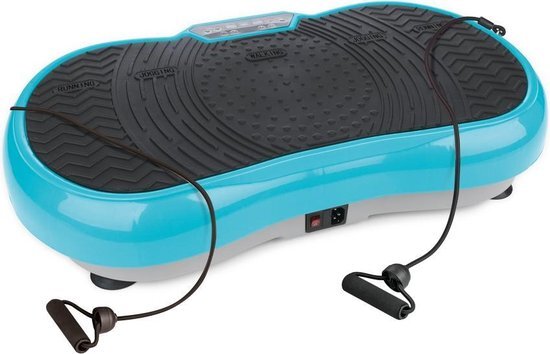VITALmaxx Wayflex Blue - Trilplaat - 10 programma's - incl. weerstandsbanden Trilplaat kopen