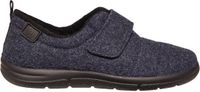 Rohde donkerblauwe heren pantoffels met klittenband