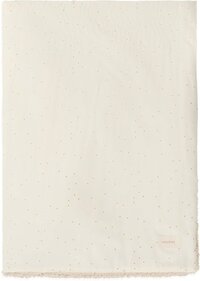 Nobodinoz Stories Winter deken - Honey Sweet Dots Natural - 100x140cm - Beige