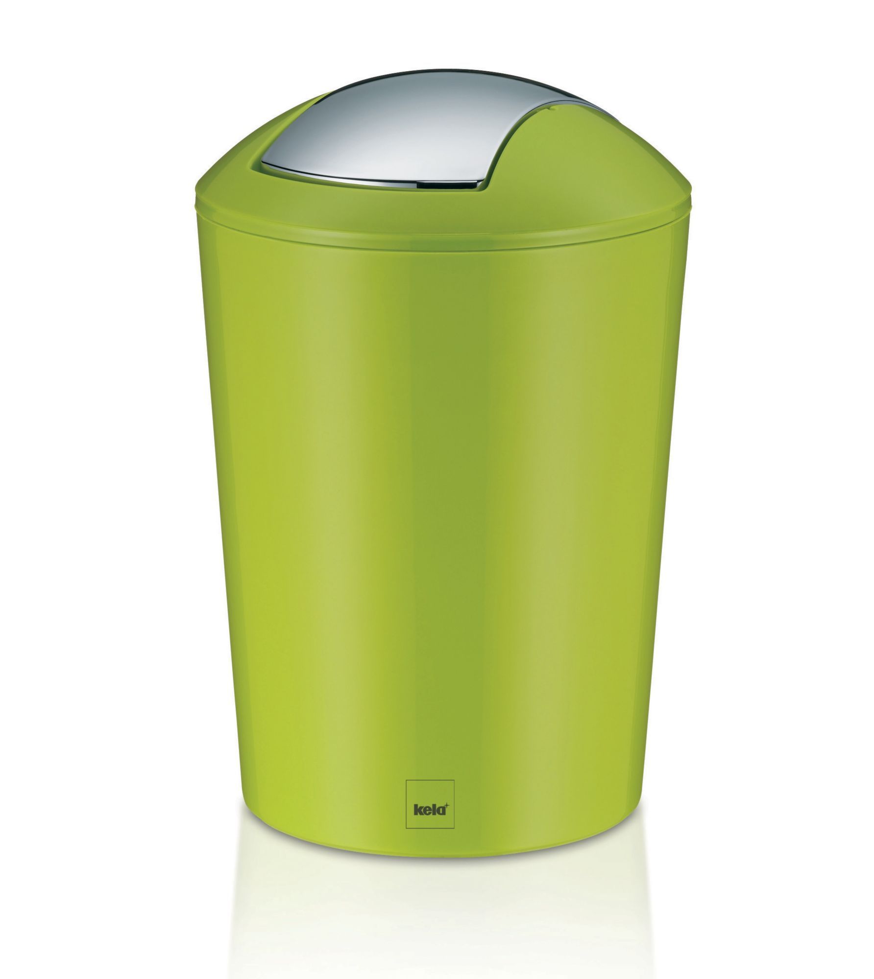 Kela Marta - Vuilnisbak - 5 liter - Groen/Zilver