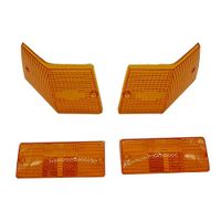 one by Camamoto Richtingaanwijzers voor en achter oranje lensset compatibel met Piaggio Vespa px 125-150-200cc Arcobaleno
