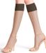 FALKE Shelina Toeless 12 DEN Kniekousen Dames Bruin Maat 39-42