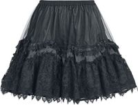 Sinister Gothic Short Skirt Dames Minirok - zwart - S