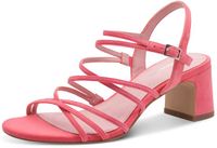 Tamaris - Dames - Sandalen met hak - Maat 39 - Roze